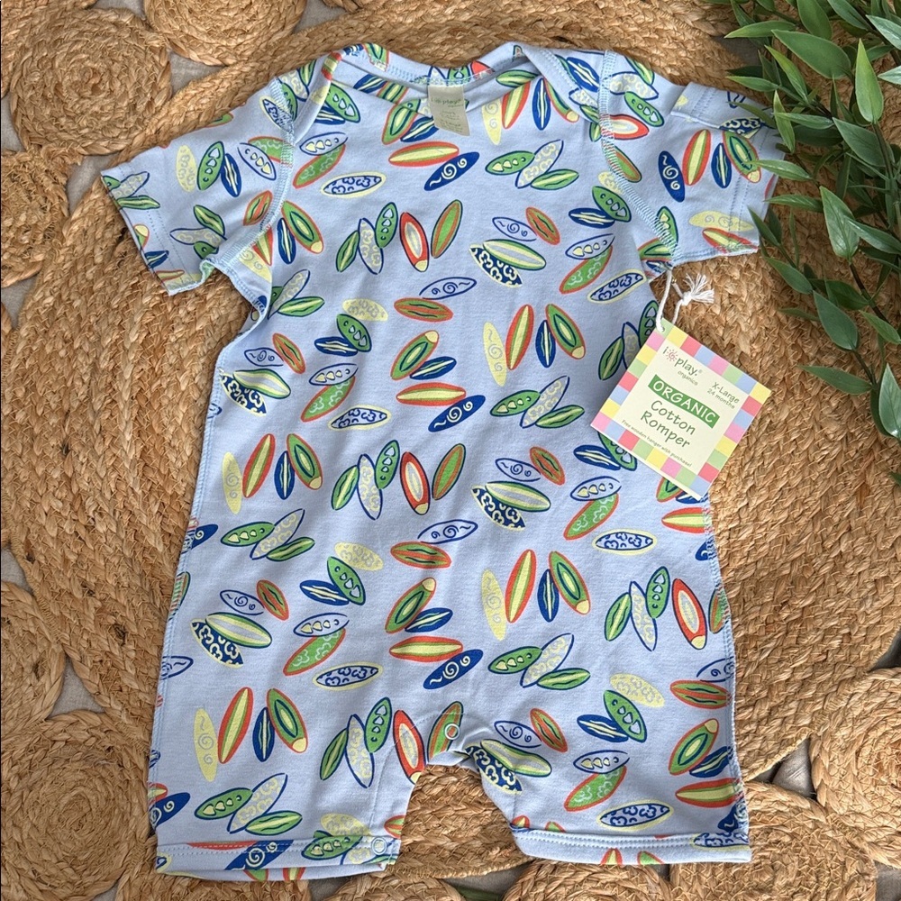 Vintage iplay Organic Cotton Bodysuit Short. 24 mo